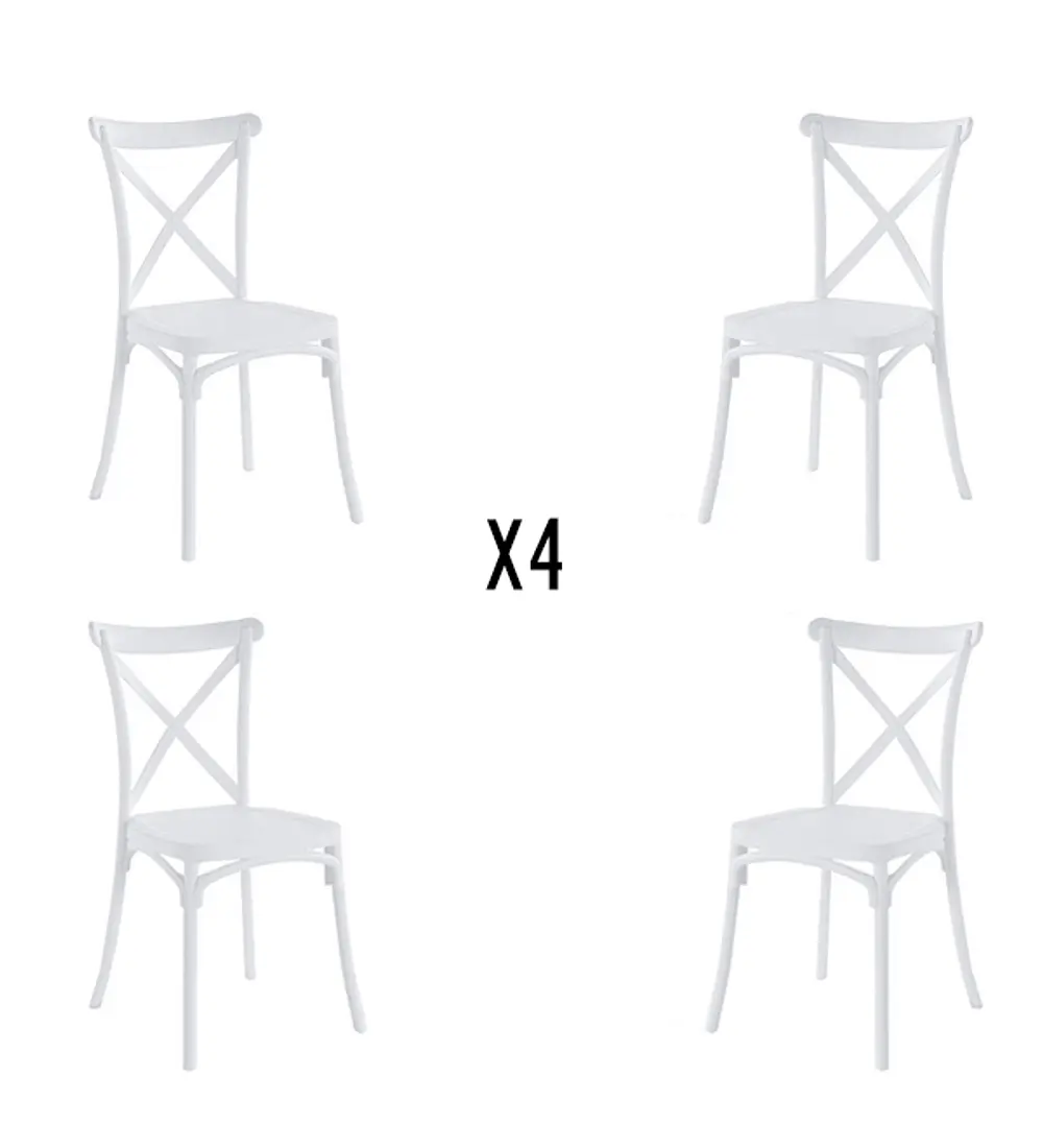 x4 Pack Sillas Danubio