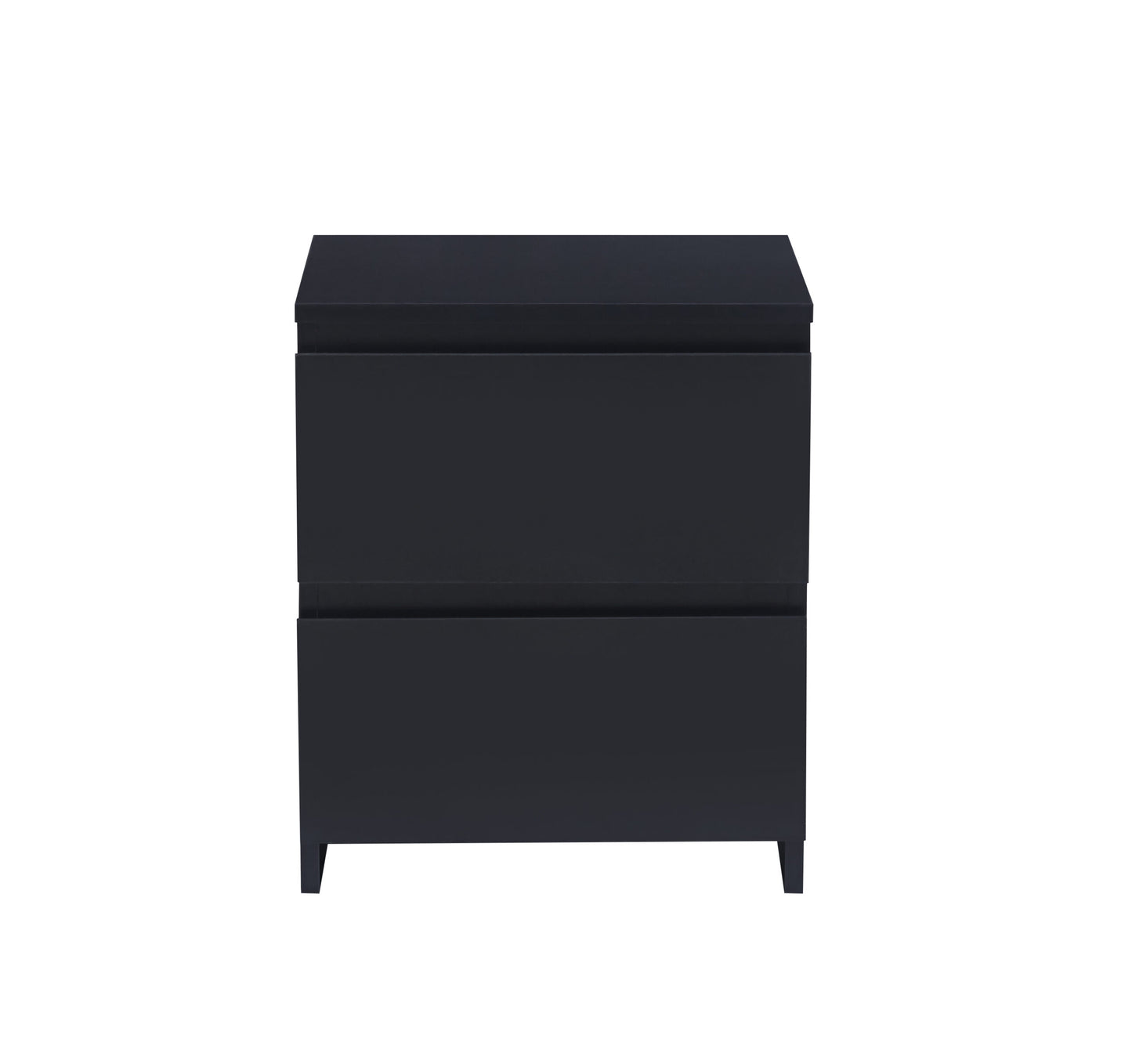 Velador Cajon Doble Minimal Oscuro