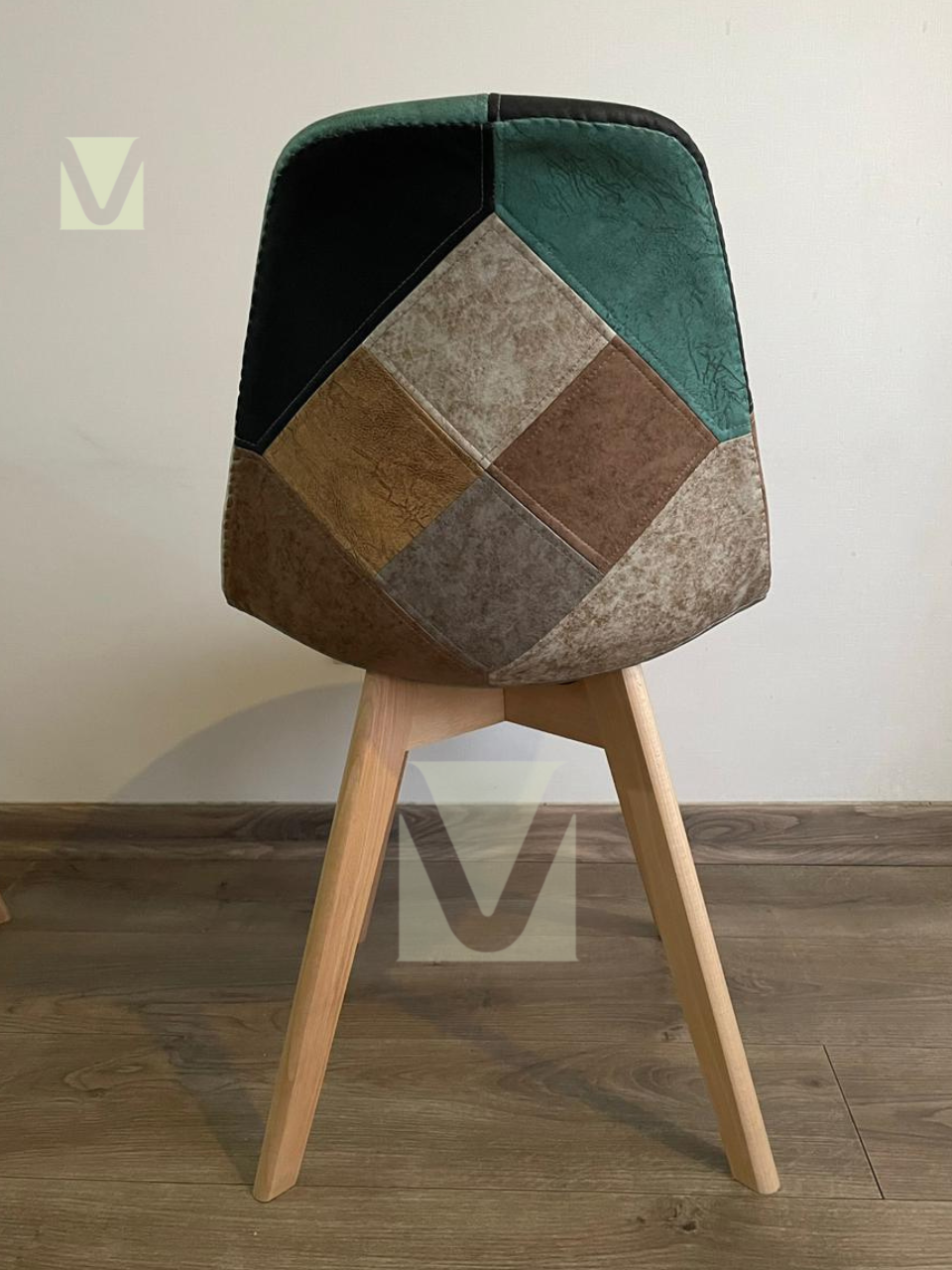 Silla Patchwork Vintage ecocuero