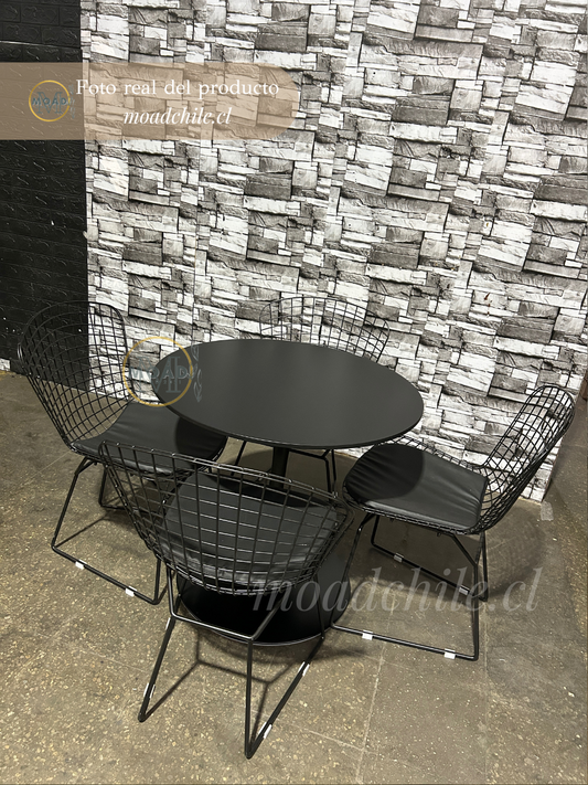 Comedor Bertoia Redondo 4 Personas