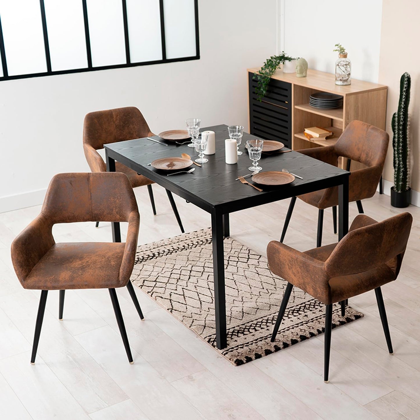 Butaca Burgos Vintage Patas negras