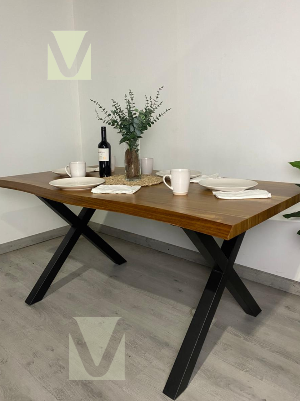 Mesa de comedor Sur Rustica industrial 200cm