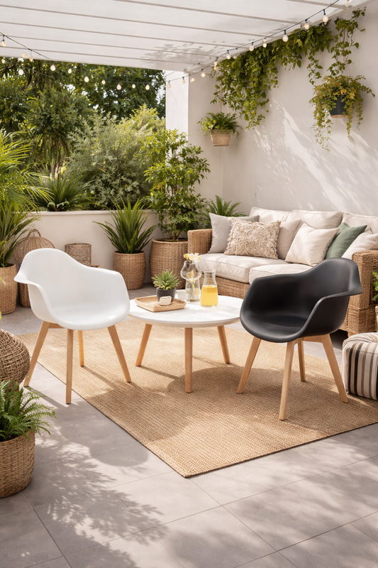 Pack 2 Butacas Eames con patas de Madera