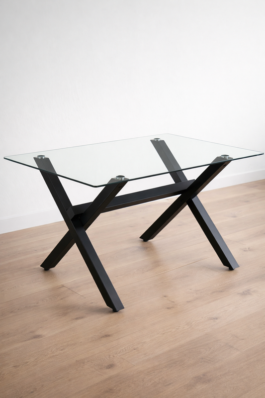 Comedor Cross Manhattan Black 6P