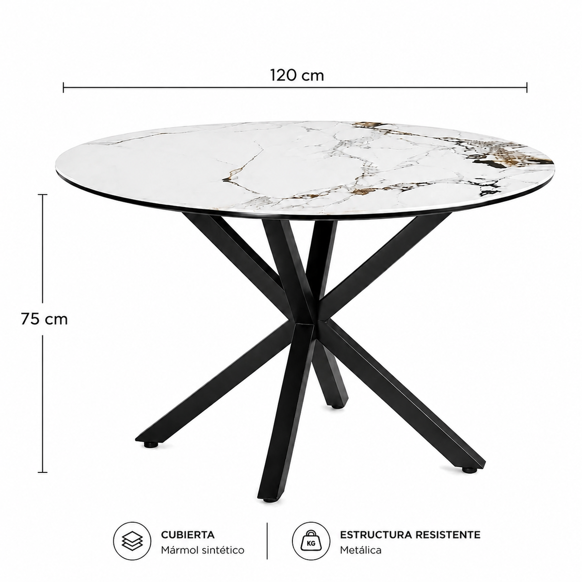 Comedor Cross Viena Stone 6P
