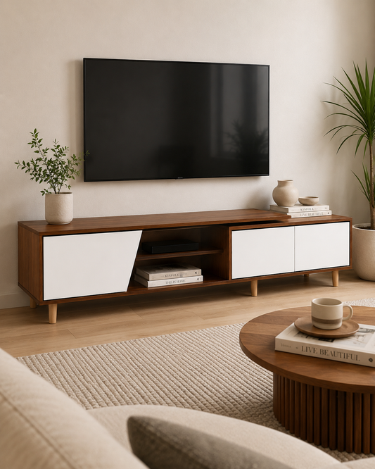Rack de TV Extensible Nórdico (120cm a 200cm)
