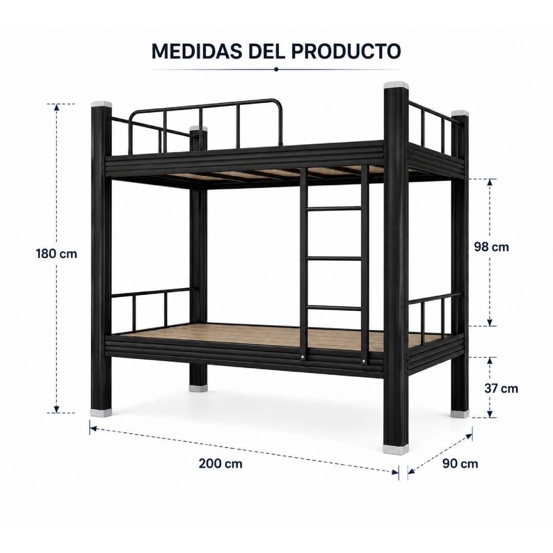 Camarote 1 Plaza de Acero 90×200 cm