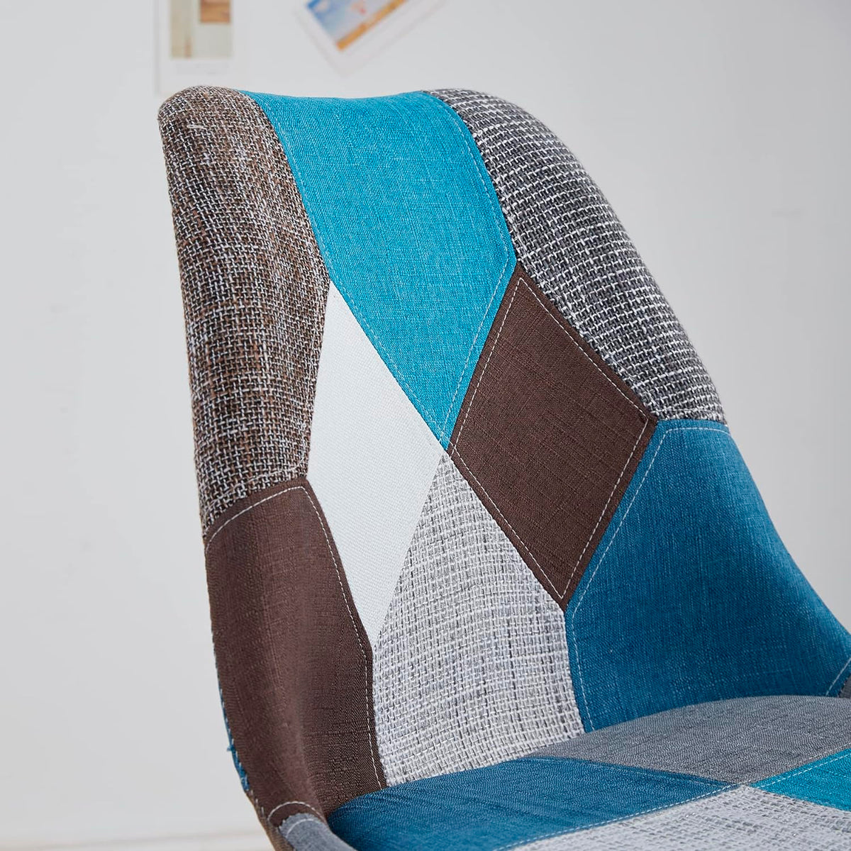 Silla Tulip Patchwork Wood
