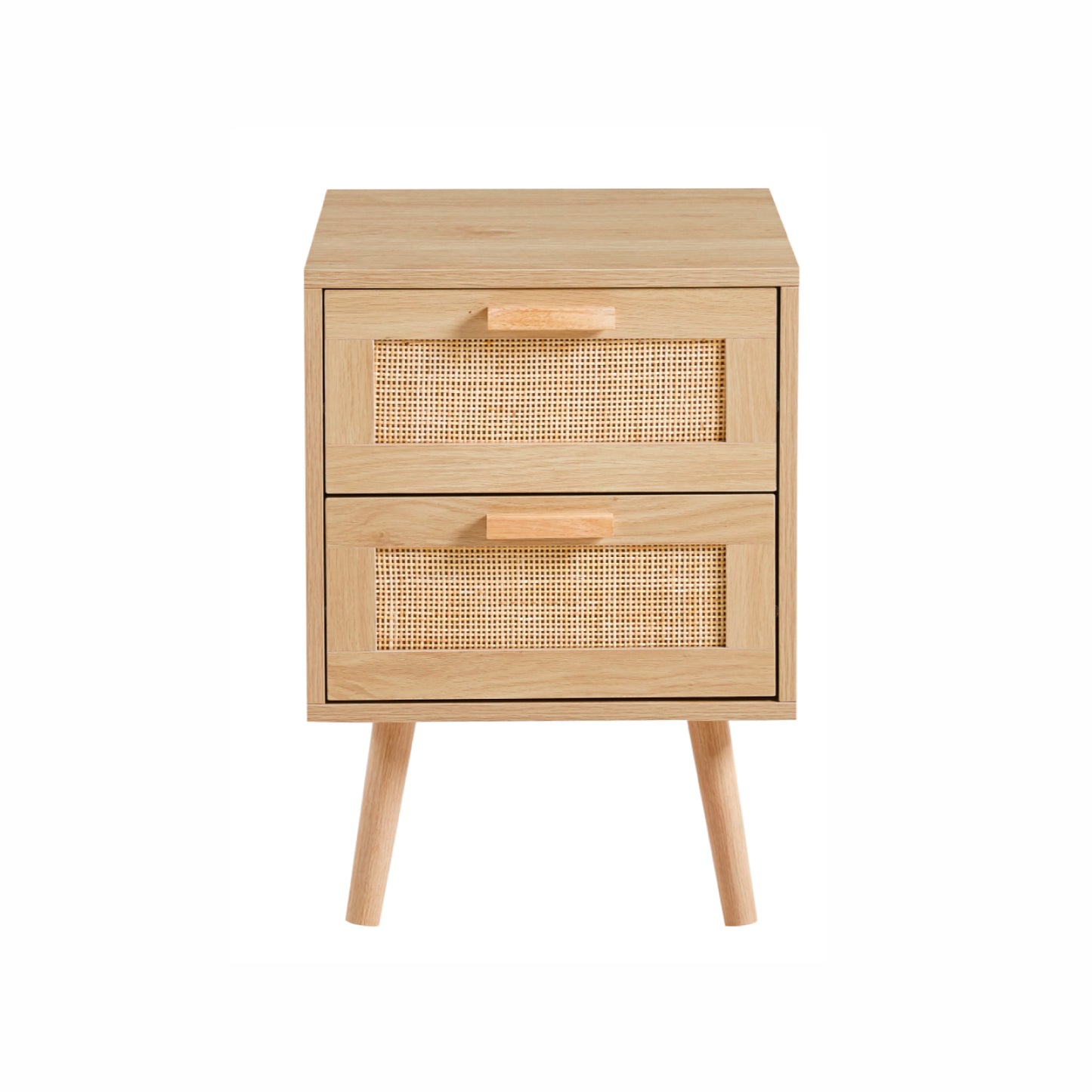 Velador Eames Mesh Doble - Madera clara