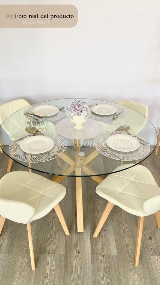 Comedor Abudabi 120cm 4P