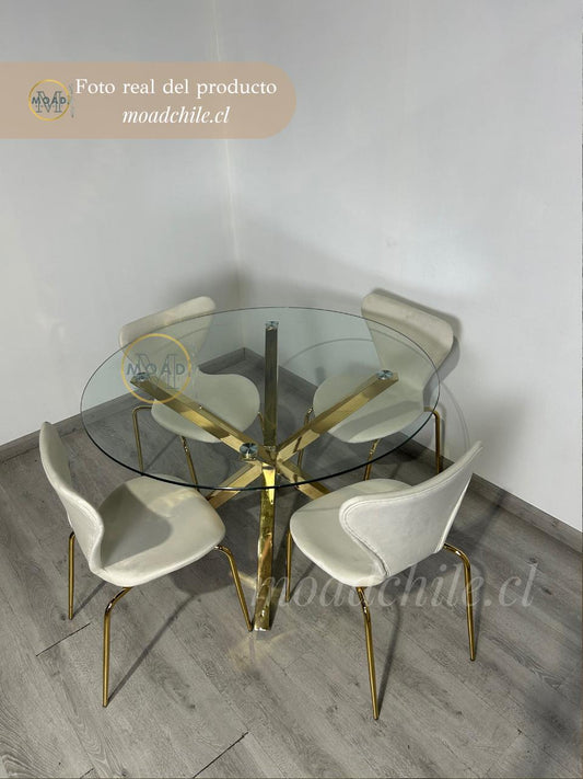 Comedor Redondo 4P Sicodelia Cross