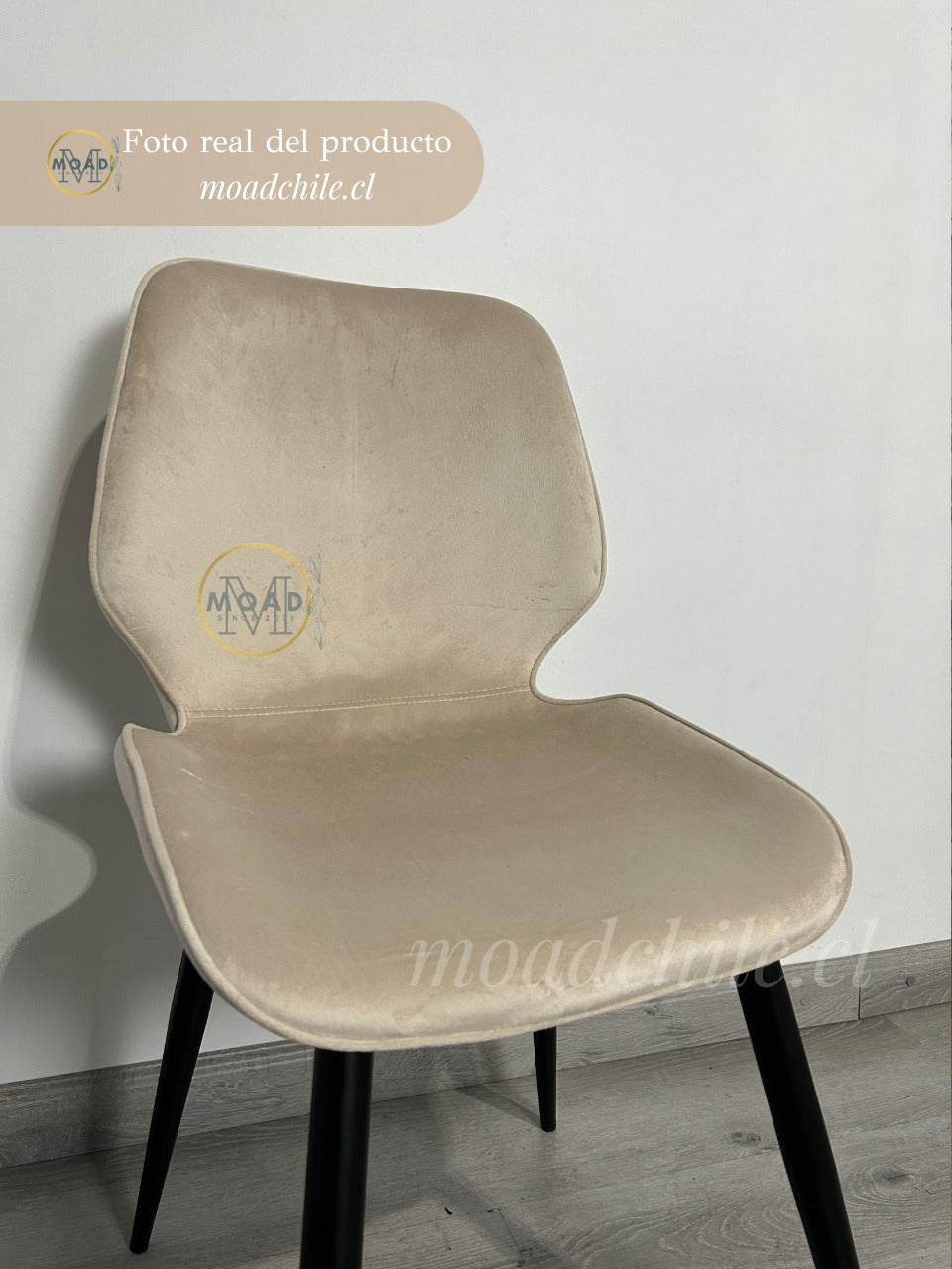 Pack 6 Sillas Fiori Top Felpa Pata Negra