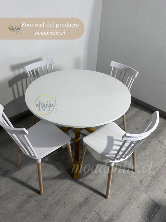 Comedor Cross Redondo Royal Windsor 4P