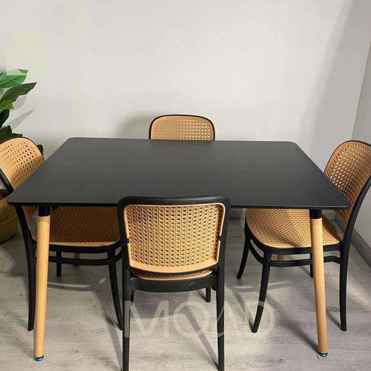 Comedor Lombardía Eames rectangular 4P