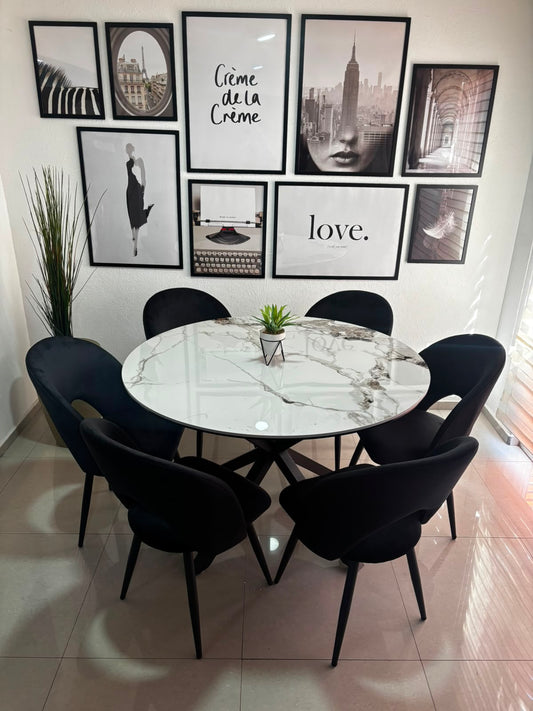 Comedor Cross Viena Stone 6P