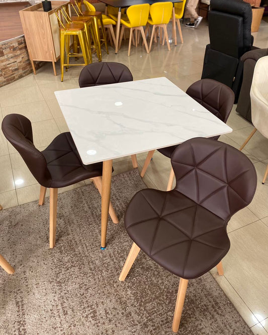 Comedor Mariposa Eco 4P Calacatta Soft