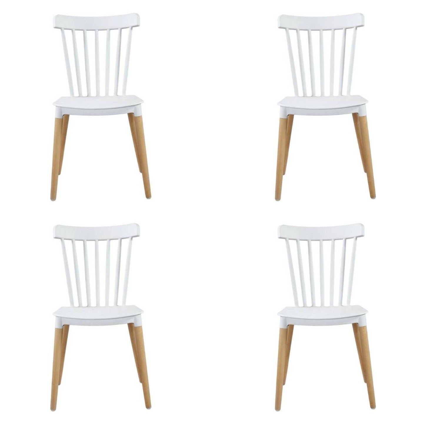 Comedor Extensible + 4 Sillas Windsor