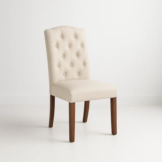Silla de Comedor Acolchada Madera Elegance