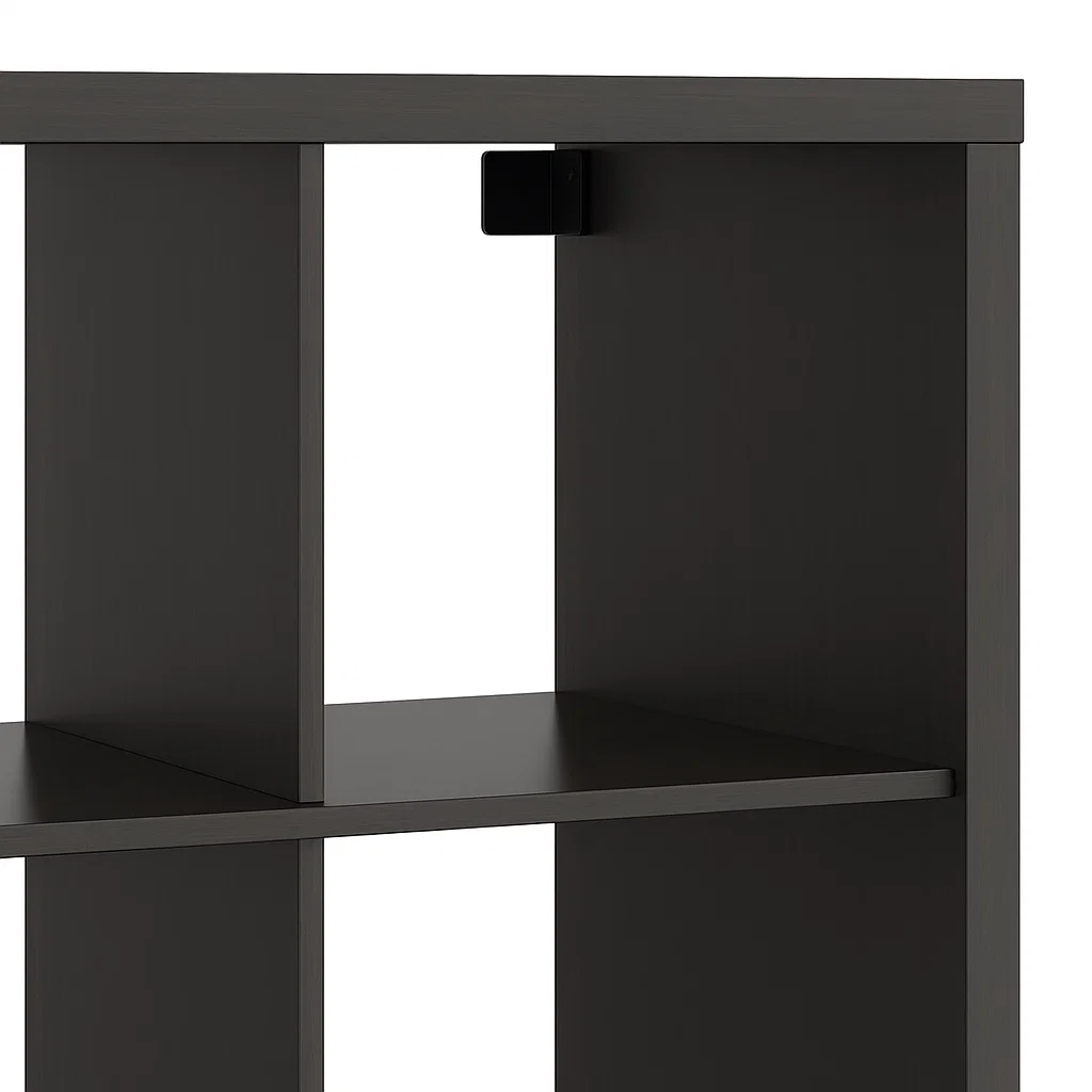 Estante Modular Zyno con 8 Compartimentos - Negro