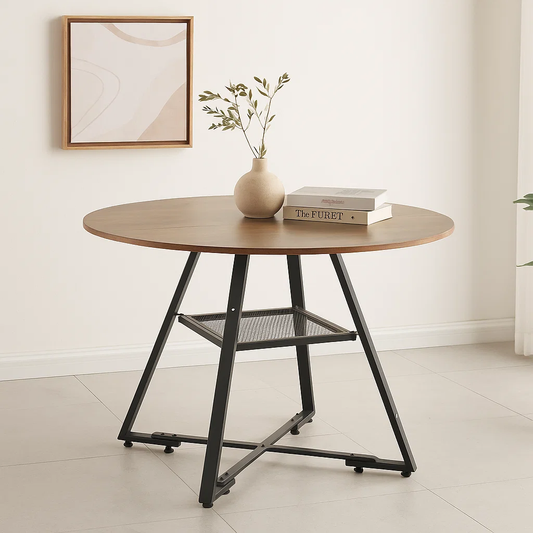 Mesa de Comedor Redonda Estilo Industrial Törn