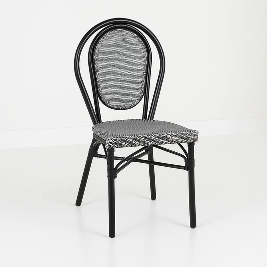 Silla Provence Parisina Rattan - Gris Claro