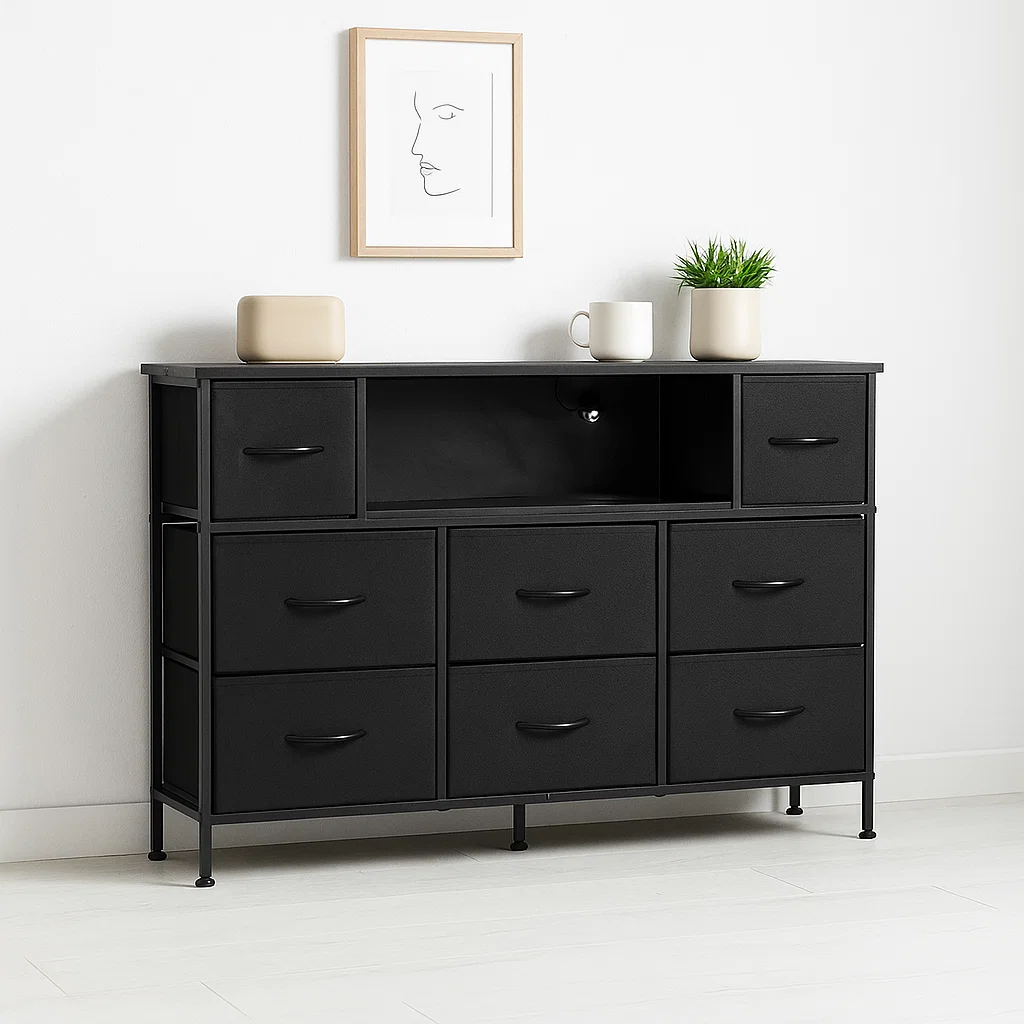Mueble Organizador LED Xtreme Multimedia - Negro