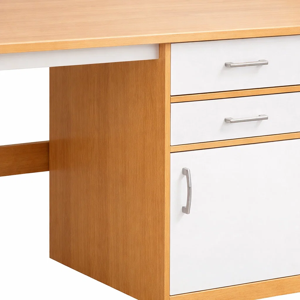 Escritorio Andalucía con Gavetas y Puerta Light Wood