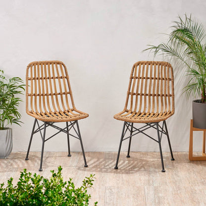 Silla de Comedor Terraza Rattan Grecia