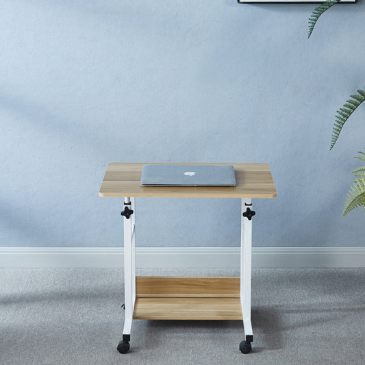 Mesa de computador ajustable roble 2.0