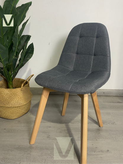 Silla Capitone Lino
