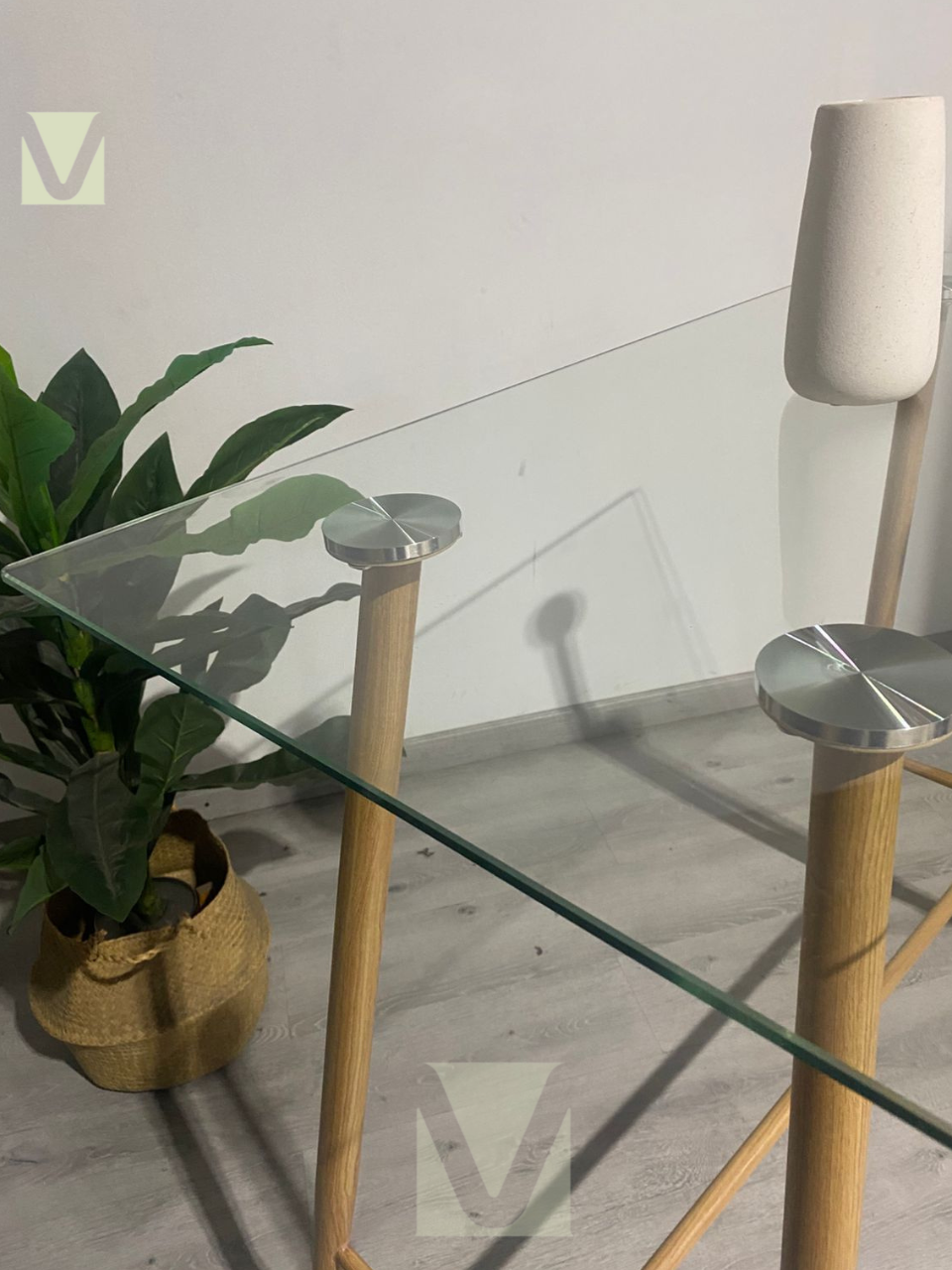 Mesa de Bar Lyon Rectangular Vidrio