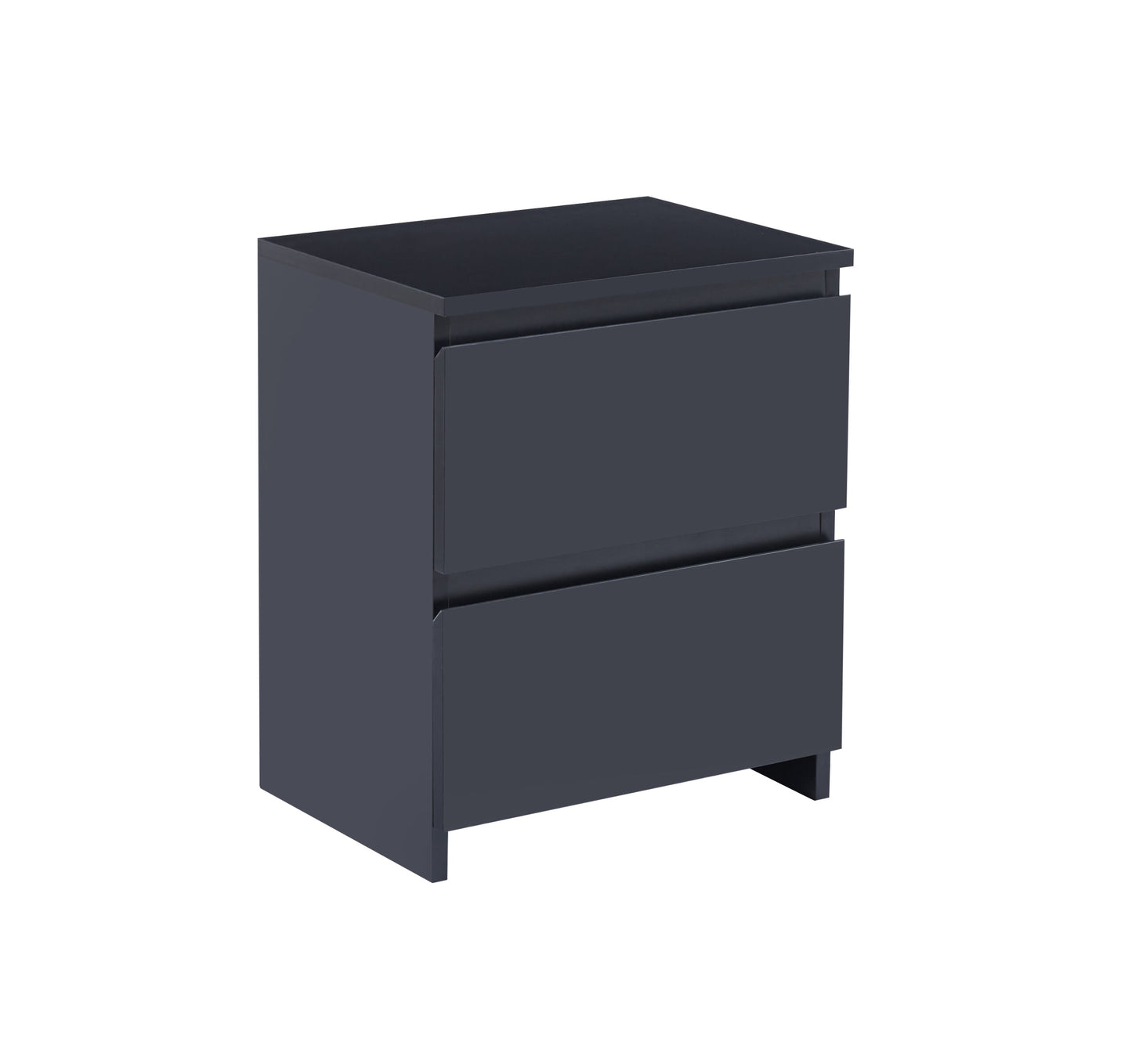 Velador Cajon Doble Minimal Oscuro