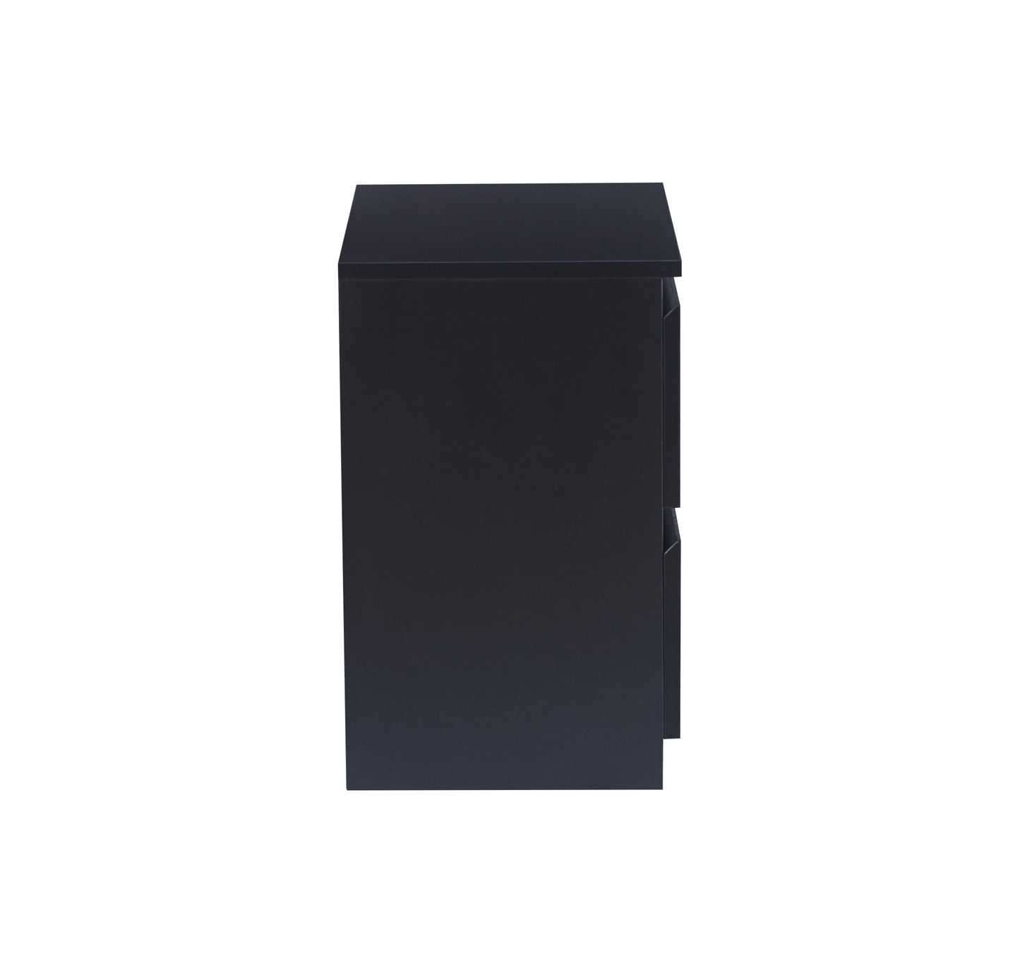 Velador Cajon Doble Minimal Oscuro