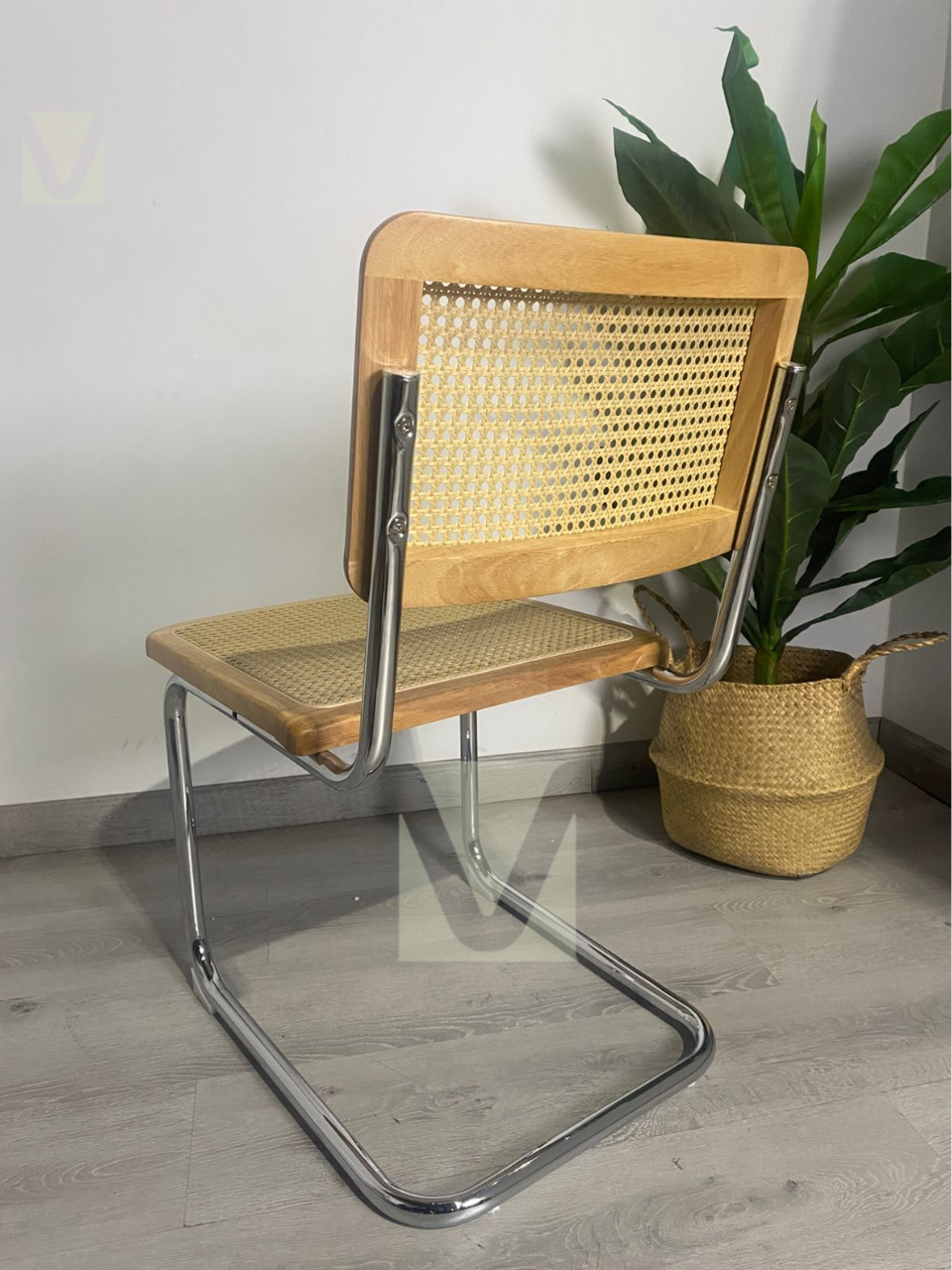 Silla de Madera y Rattan Breuer