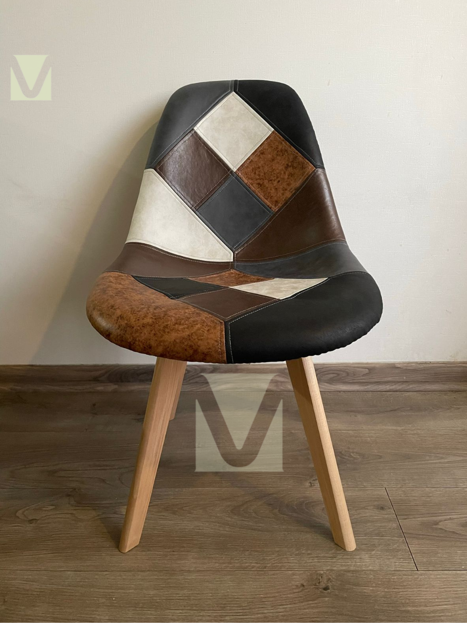 Silla Patchwork Vintage ecocuero