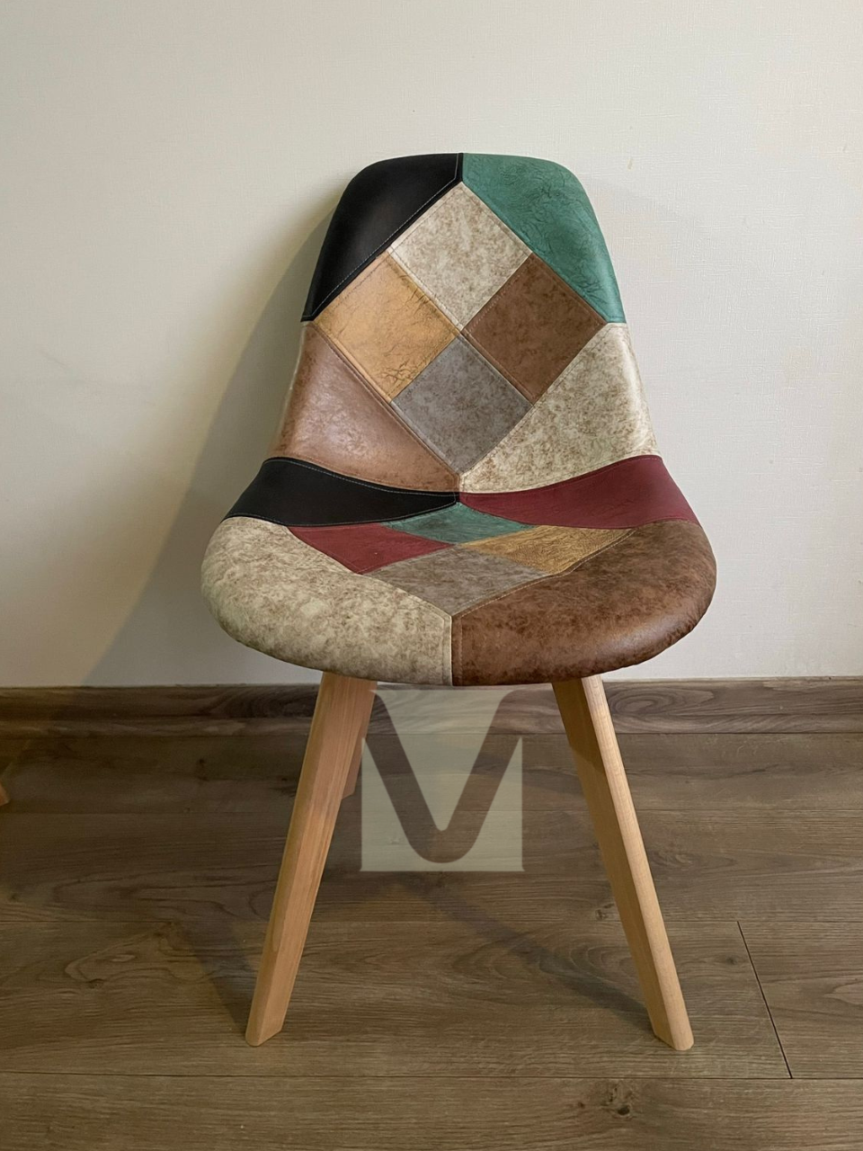 Pack 4 Sillas Patchwork Vintage ecocuero