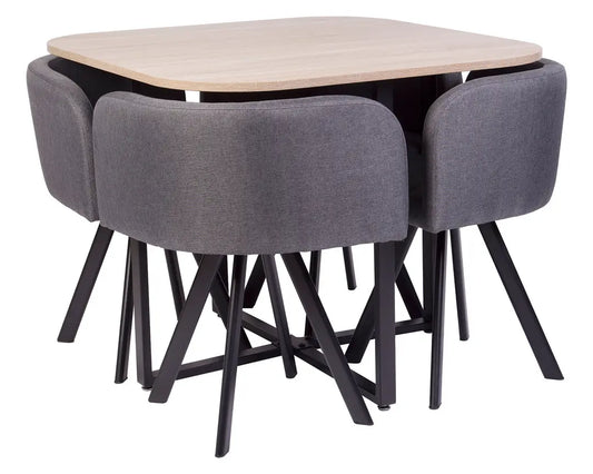 Comedor Boston Grey 4P