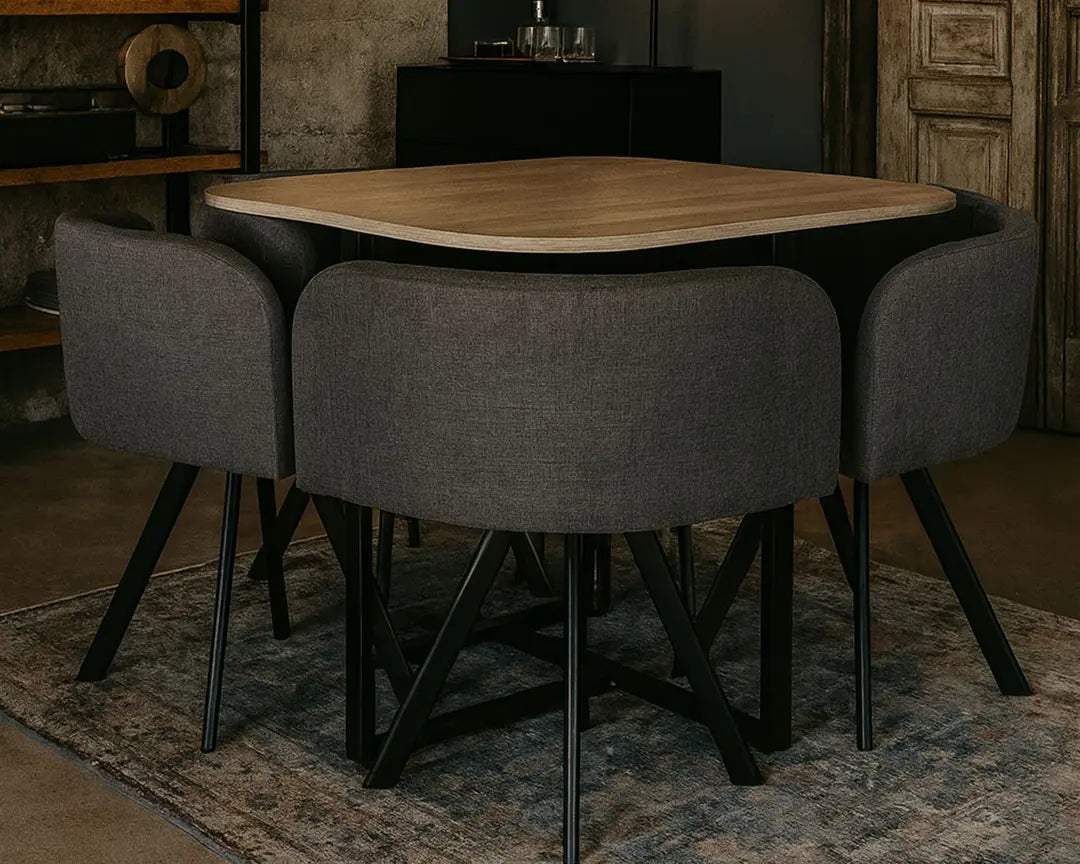 Comedor Boston Grey 4P