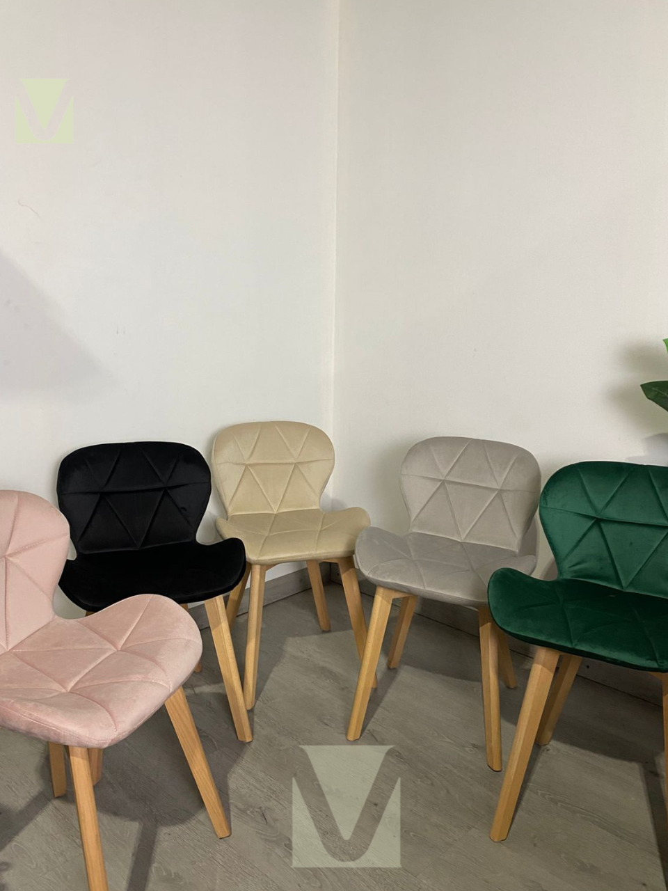 x4 Pack Sillas Mariposa Terciopelo