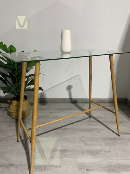 Mesa de Bar Lyon Rectangular Vidrio