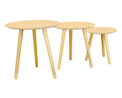 Set 3 Mesas Grape Centro/Lateral
