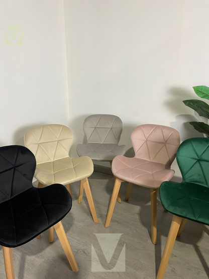 x4 Pack Sillas Mariposa Terciopelo