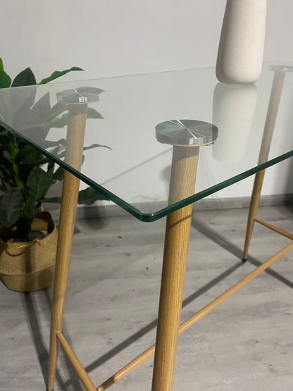 Mesa de Bar Lyon Rectangular Vidrio