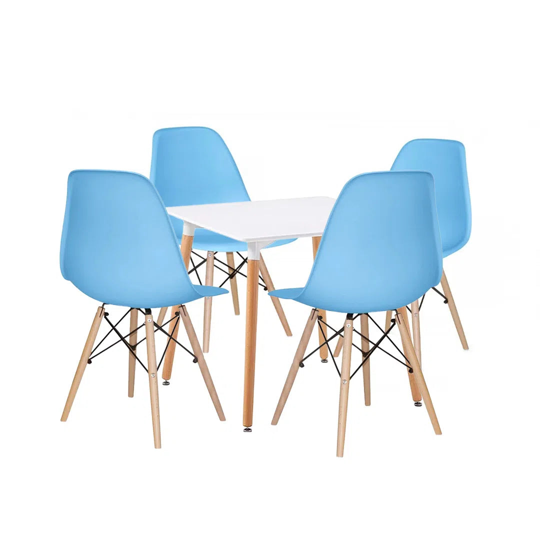 Comedor Eames Clásico 4P