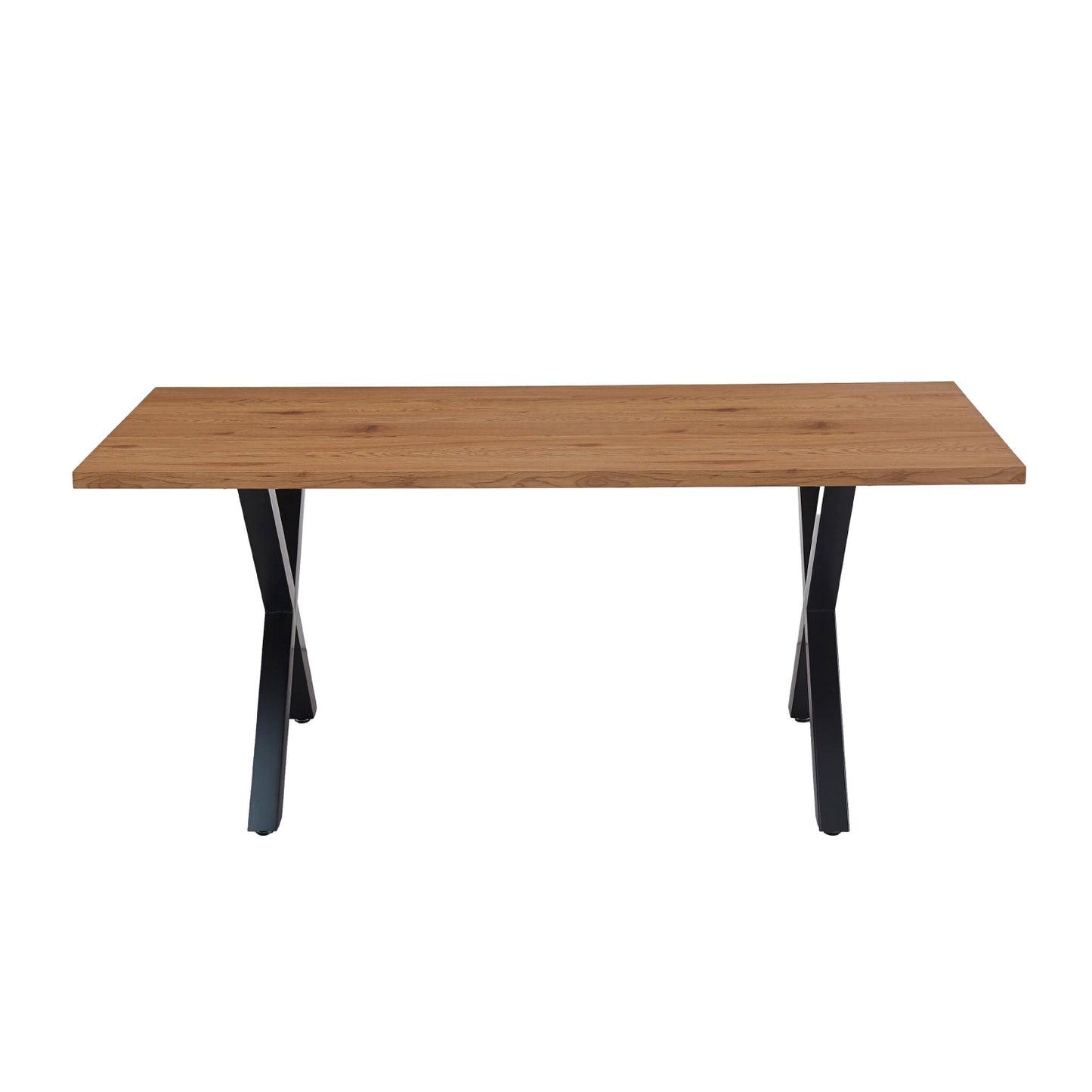 Mesa industrial Madera y Metal Cross 140x90
