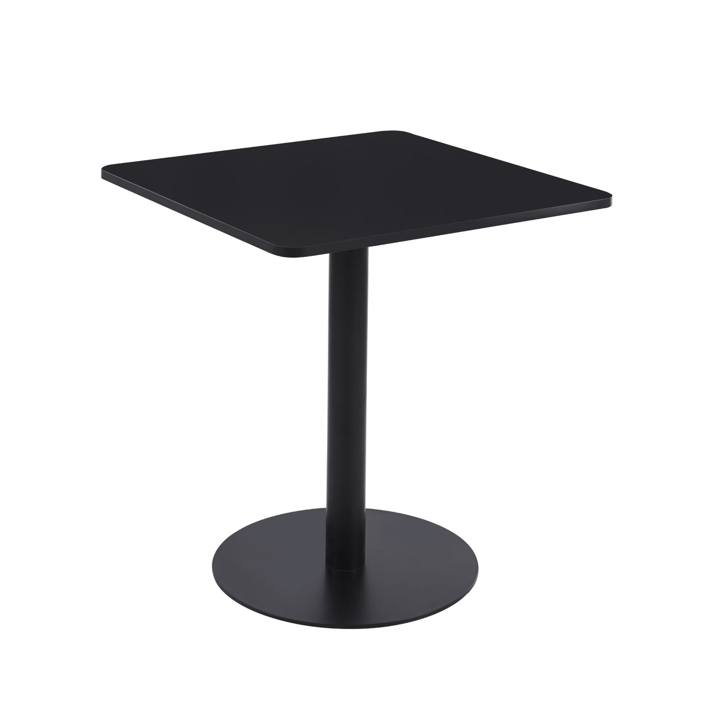 Mesa restaurant 70x70 Tubo Metal cubierta MDF