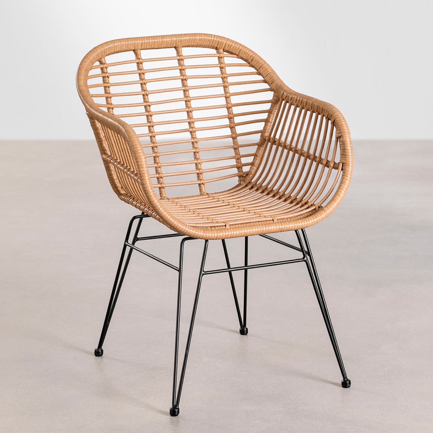 Butaca con Apoyabrazos de Terraza Rattan Grecia