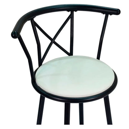 Silla de Bar Romana Giratoria Blanca