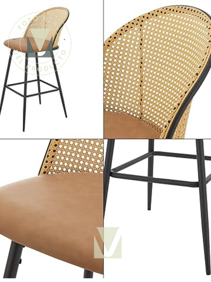 Taburete Lanzarote Rattan 65CM