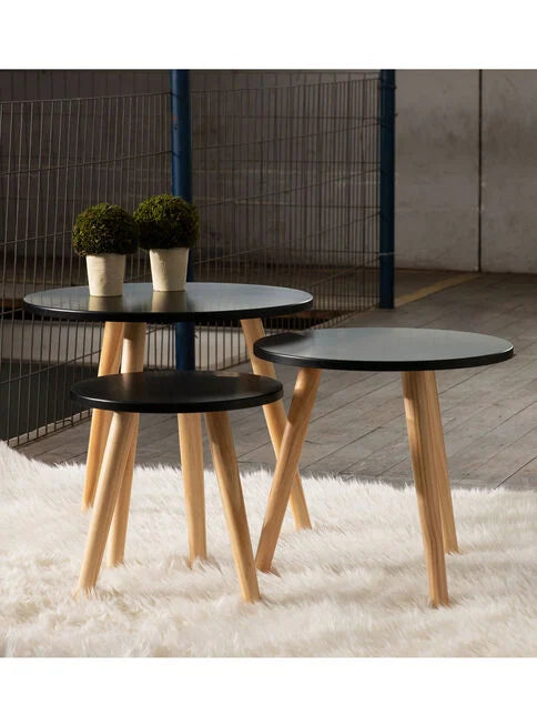 Set 3 Mesas Grape Centro/Lateral